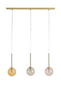 Bosso 3 multicolore lampada a sospensione lampadina inclusa