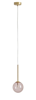 Lampada a sospensione Bosso mini 14 Multicolore (ROSA ANTICO) Lampadina Inclusa