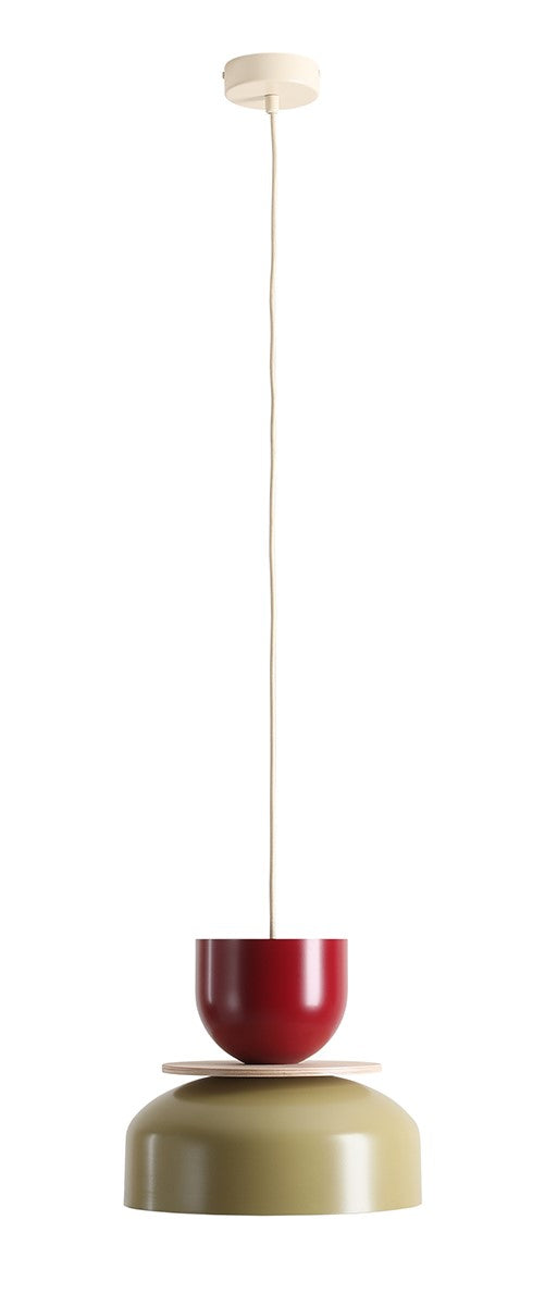 Uto Pendant Light (30 15 Wood)