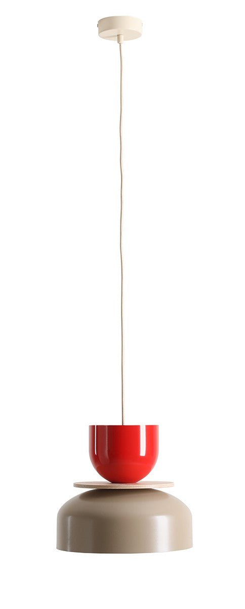 Uto Pendant Light (30 15 Wood)