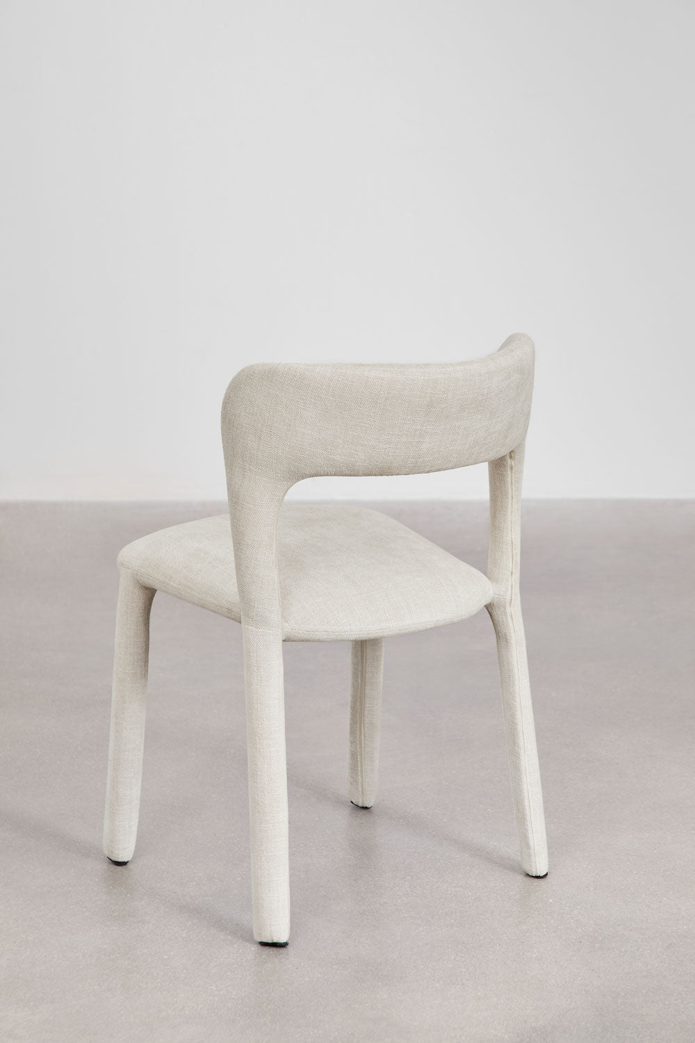 Set of 4 Brusel upholstered dining chairs