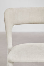 Set of 4 Brusel upholstered dining chairs