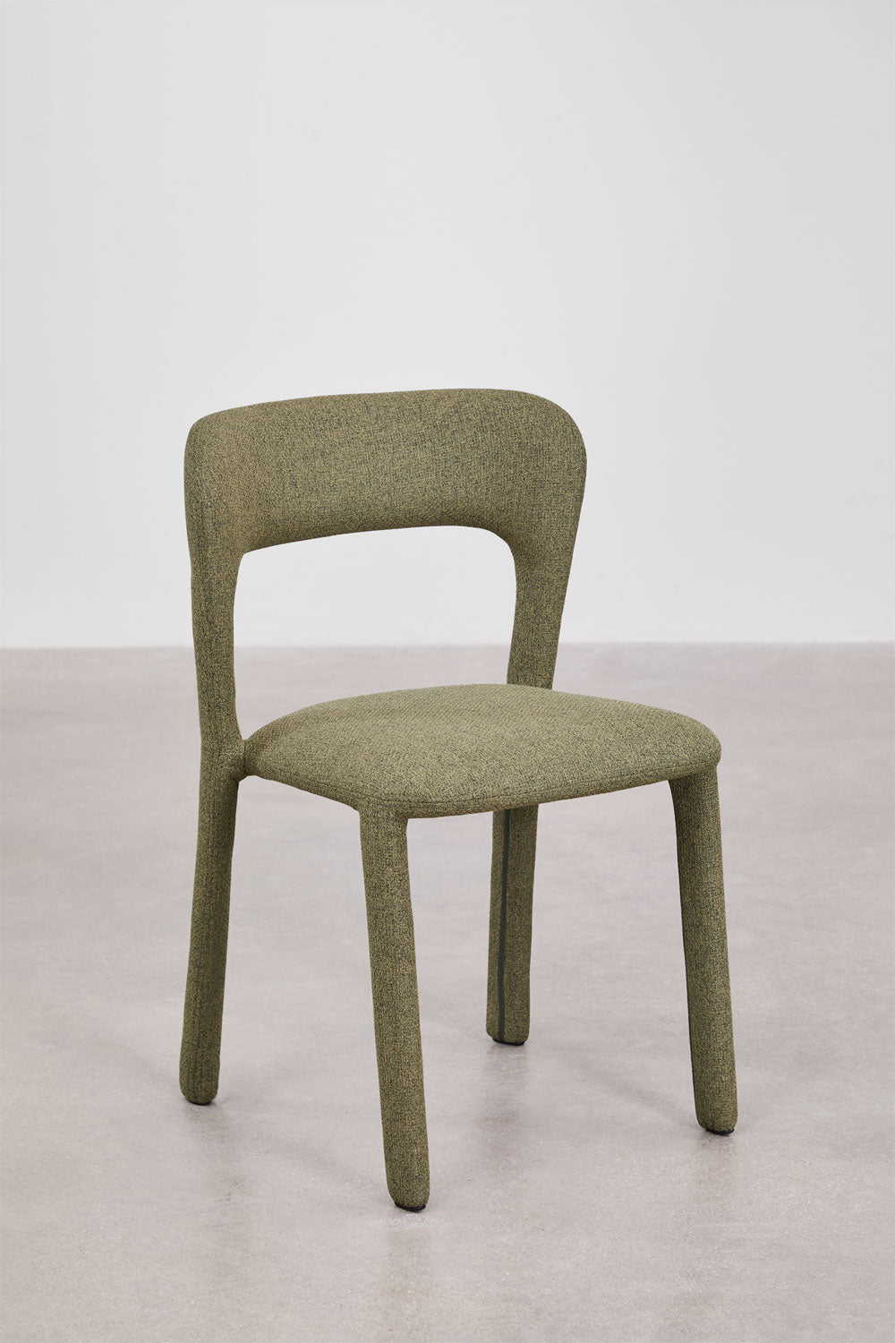 Set of 4 Brusel upholstered dining chairs