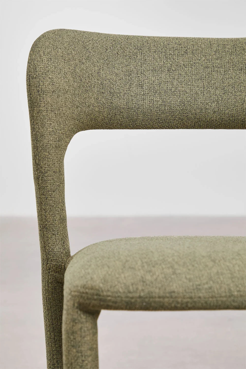 Set of 4 Brusel upholstered dining chairs