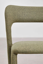 Set of 4 Brusel upholstered dining chairs
