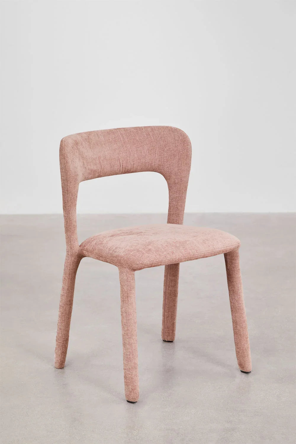 Set of 4 Brusel upholstered dining chairs