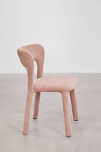 Set of 4 Brusel upholstered dining chairs