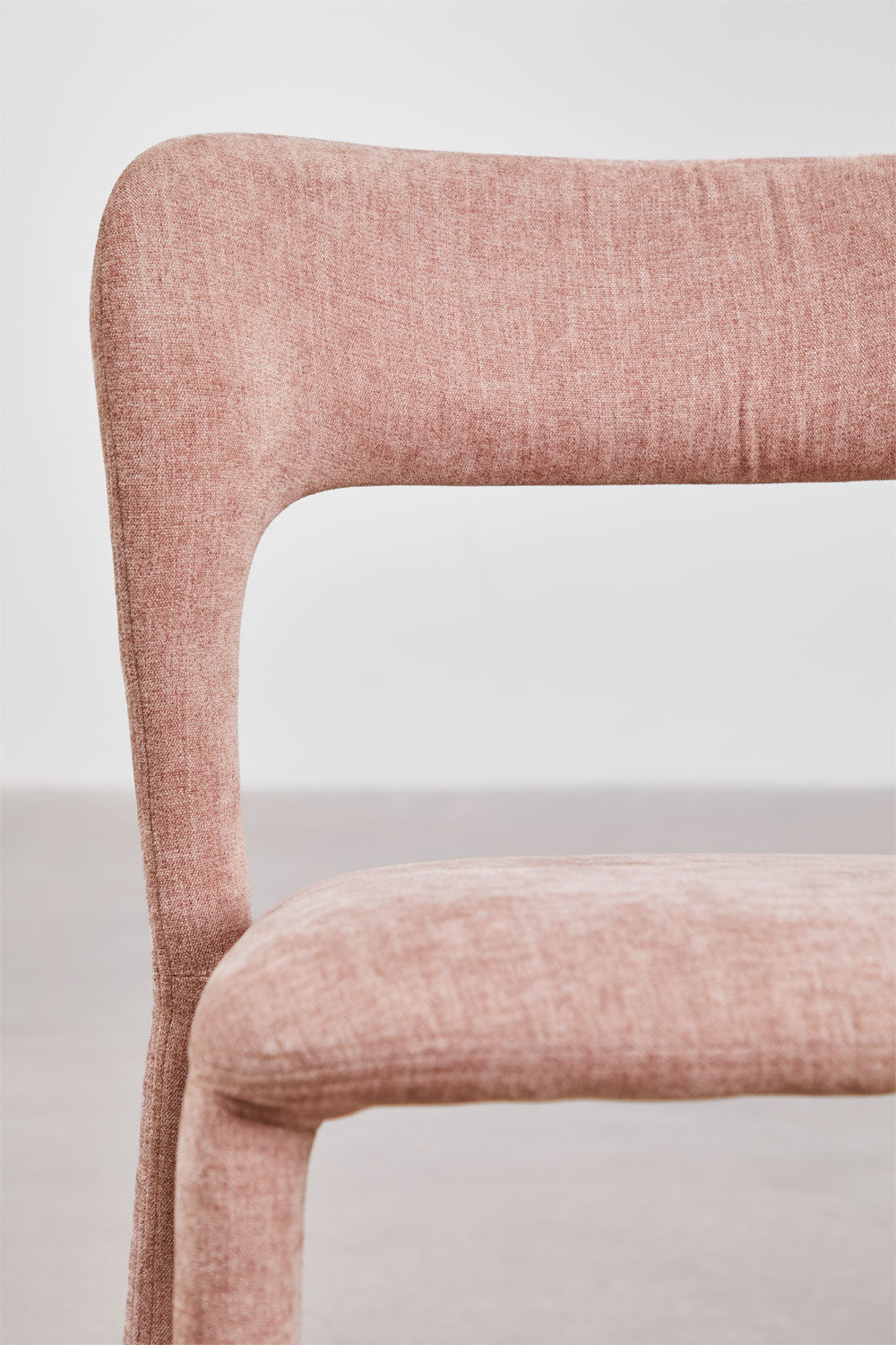 Set of 4 Brusel upholstered dining chairs