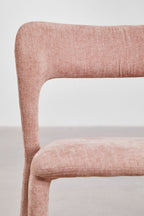 Set of 4 Brusel upholstered dining chairs