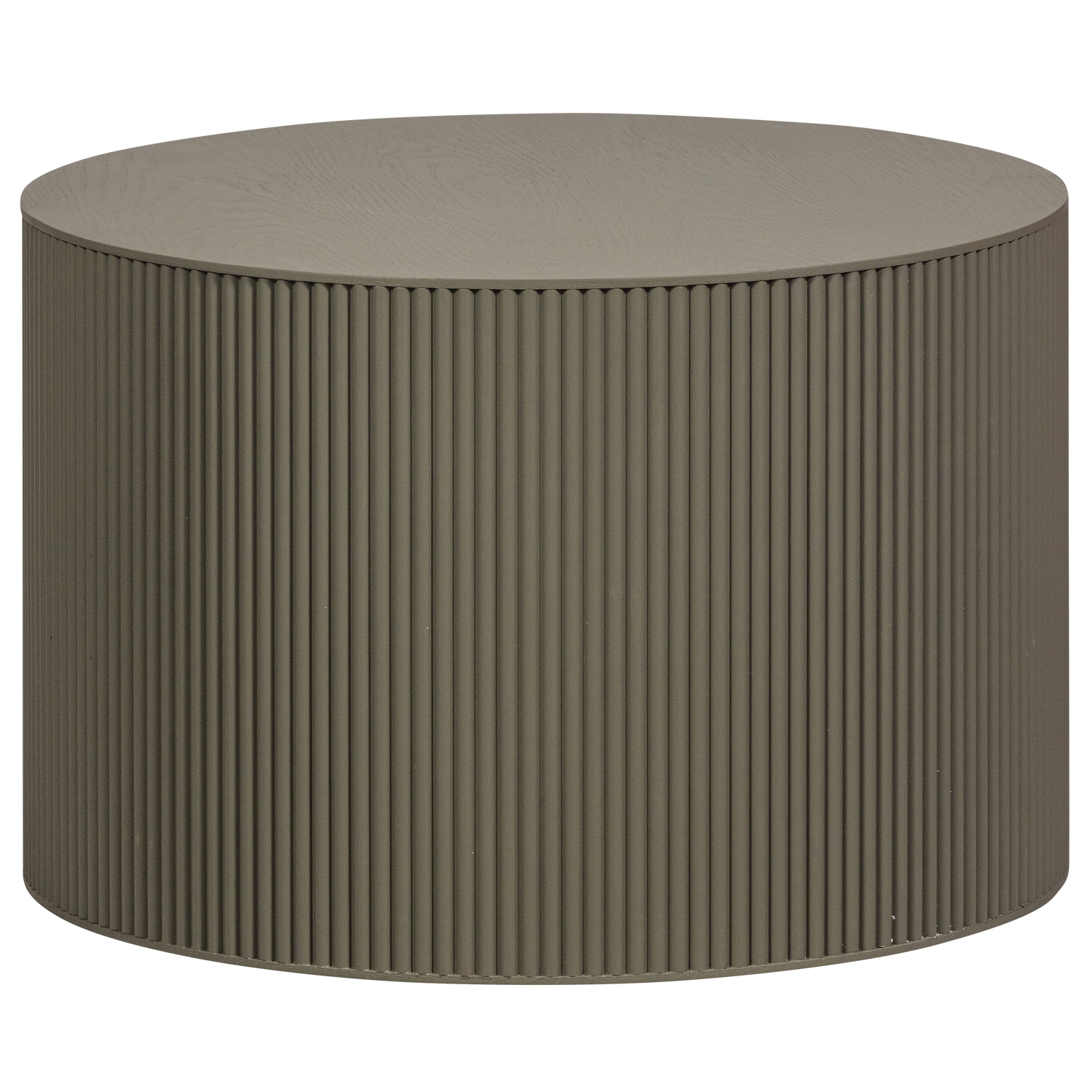 Set of 2 — Round Sanne side table army green