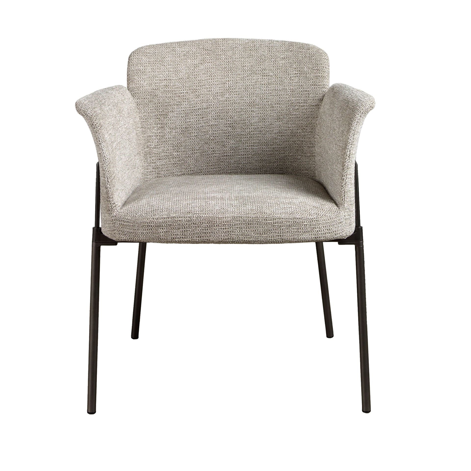 Grey fabric chair