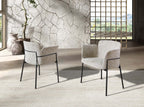 Grey fabric chair