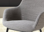 Sedia in tessuto grigio