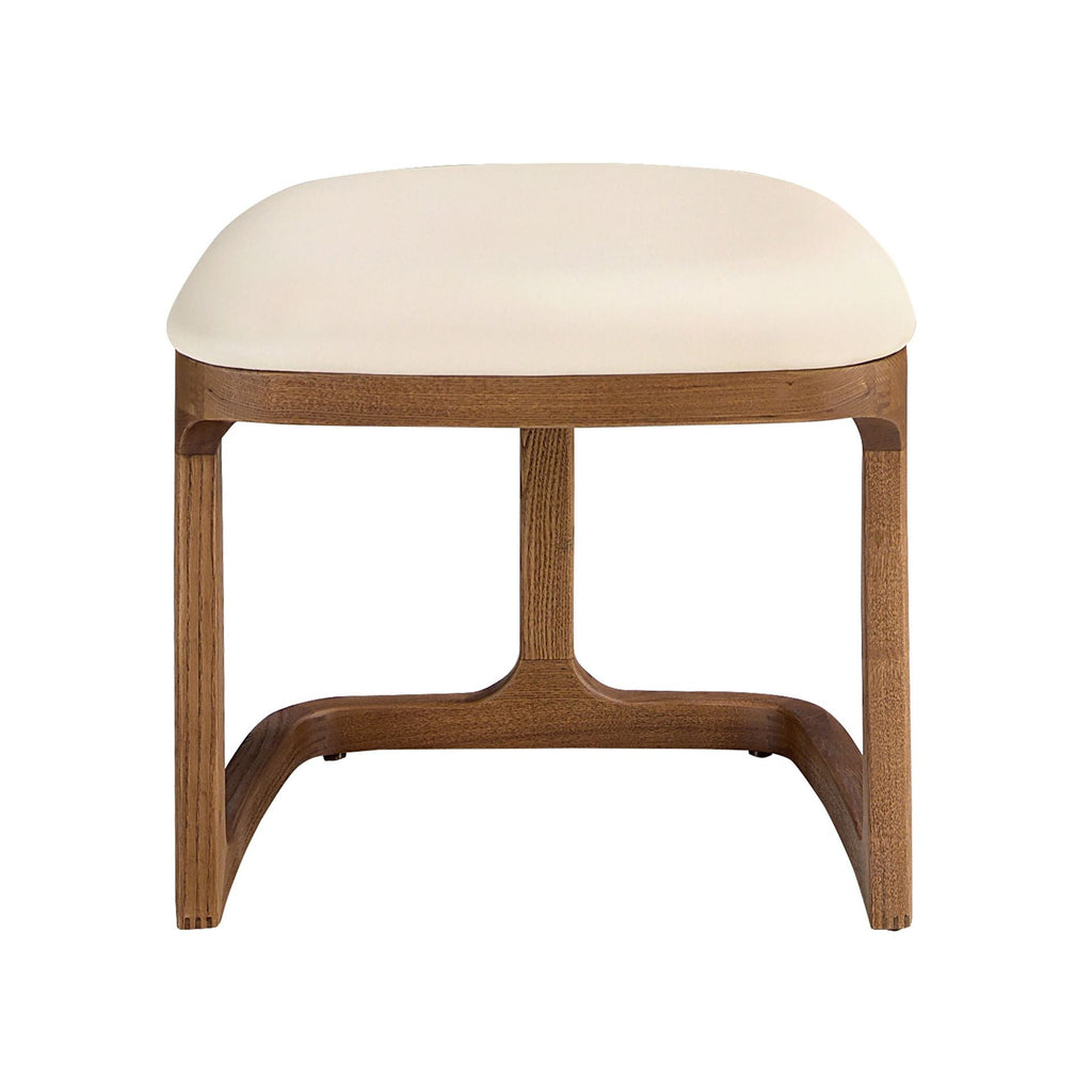 Bench in ecopelle color sabbia