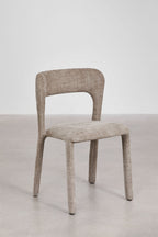 Set of 4 Brusel upholstered dining chairs