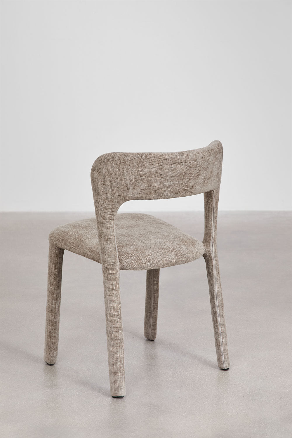 Set of 4 Brusel upholstered dining chairs