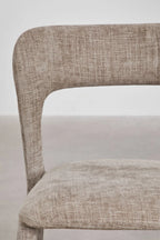 Set of 4 Brusel upholstered dining chairs