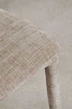 Set of 4 Brusel upholstered dining chairs