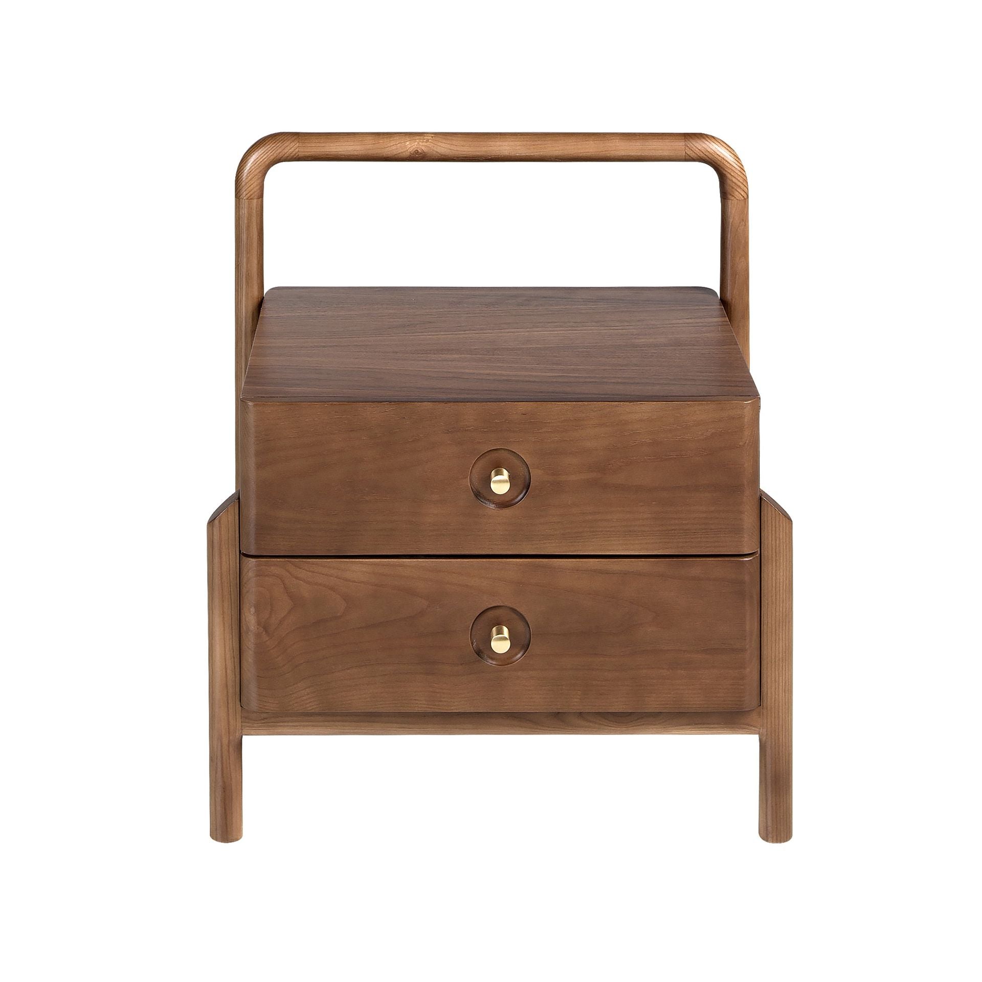 Bedside table walnut