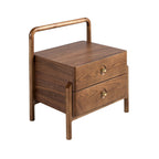 Bedside table walnut