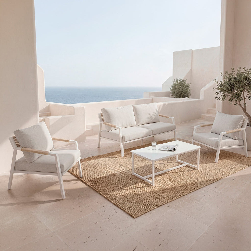 Garden set MUSCAT – sofa, 2 armchairs and coffee table