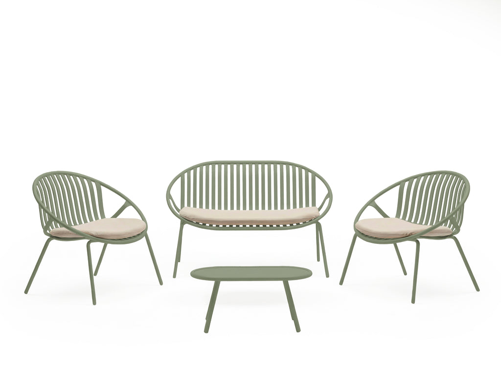 IBIZA Garden set – sofa, 2 armchairs and coffee table