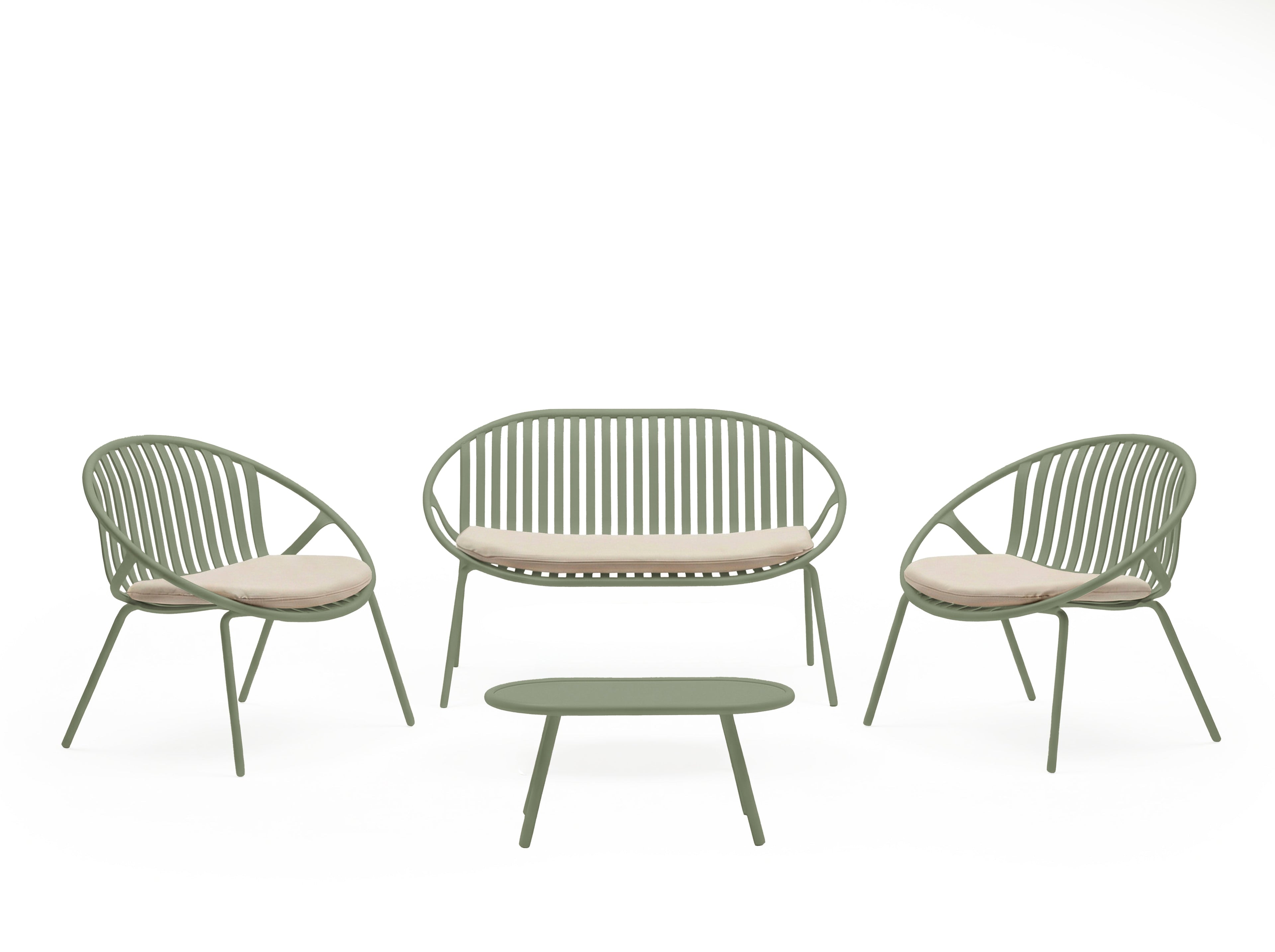IBIZA Garden set – sofa, 2 armchairs and coffee table
