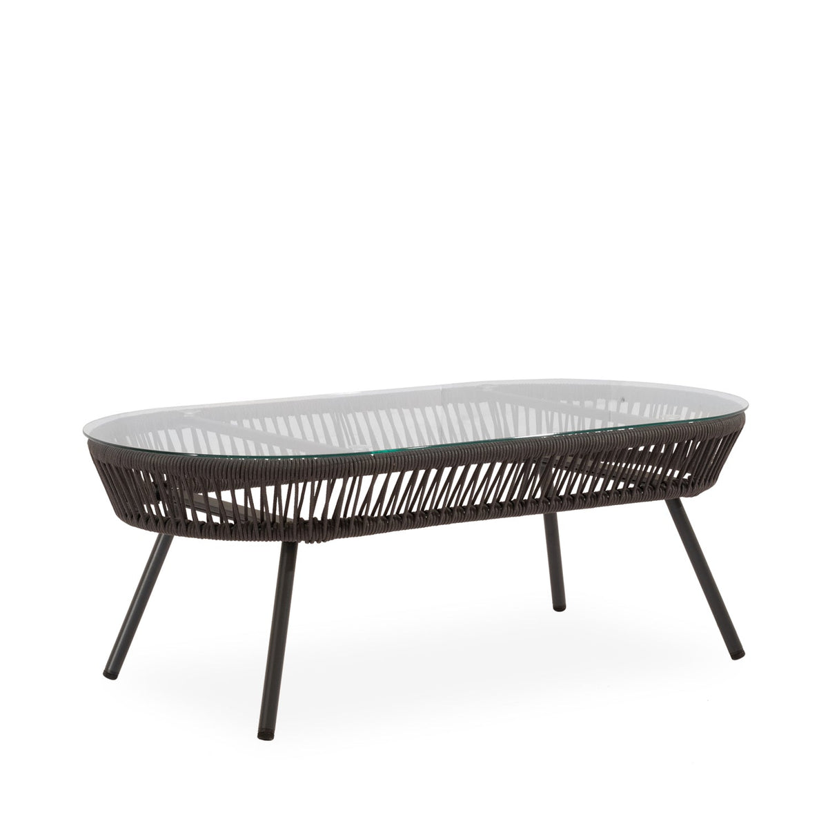 Garden lounge set SALONICA – sofa, 2 armchairs and coffee table