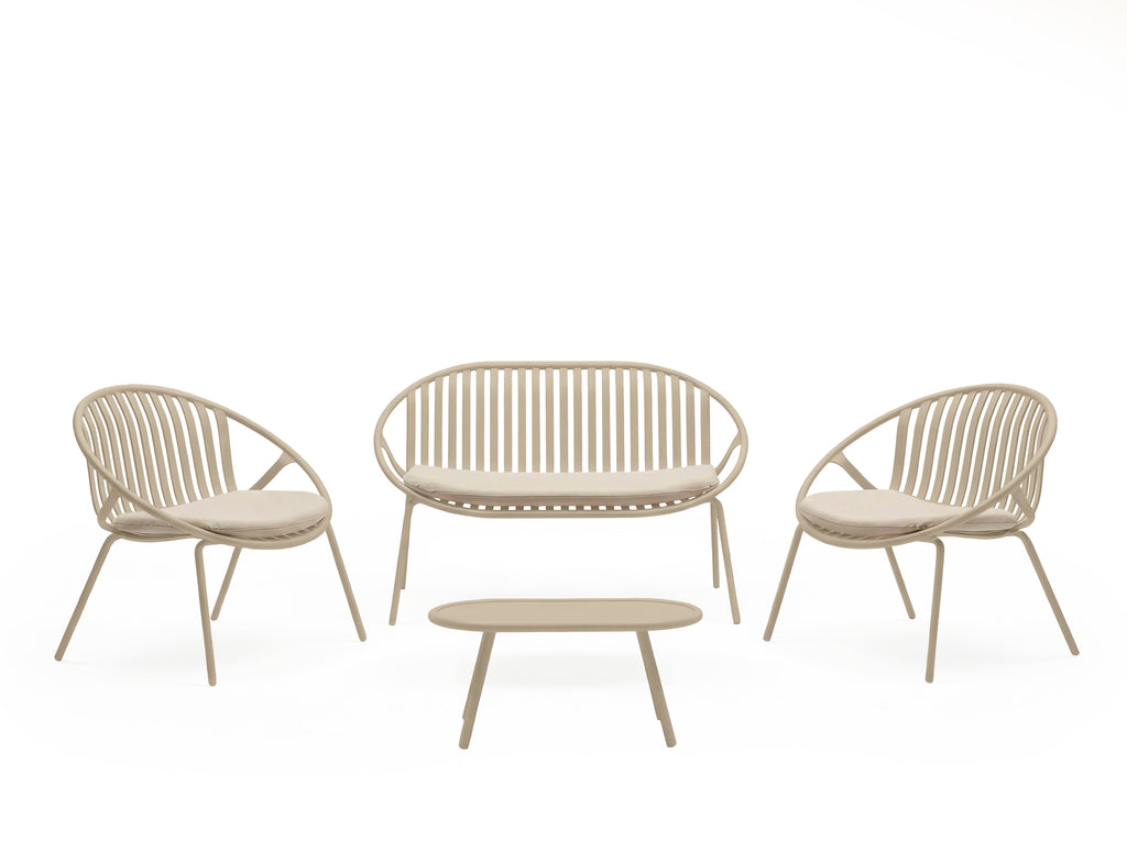 IBIZA Garden set – sofa, 2 armchairs and coffee table