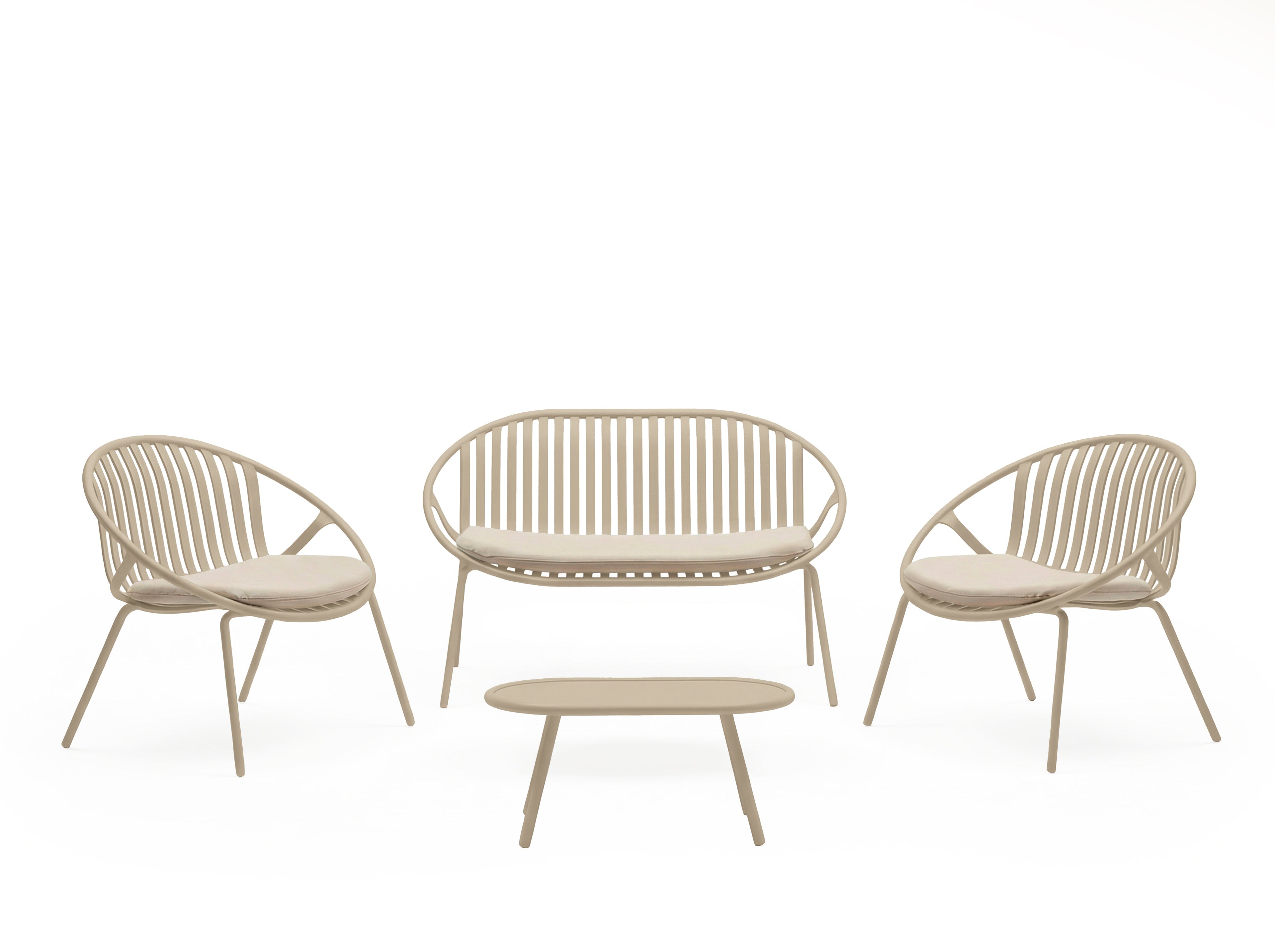 IBIZA Garden set – sofa, 2 armchairs and coffee table
