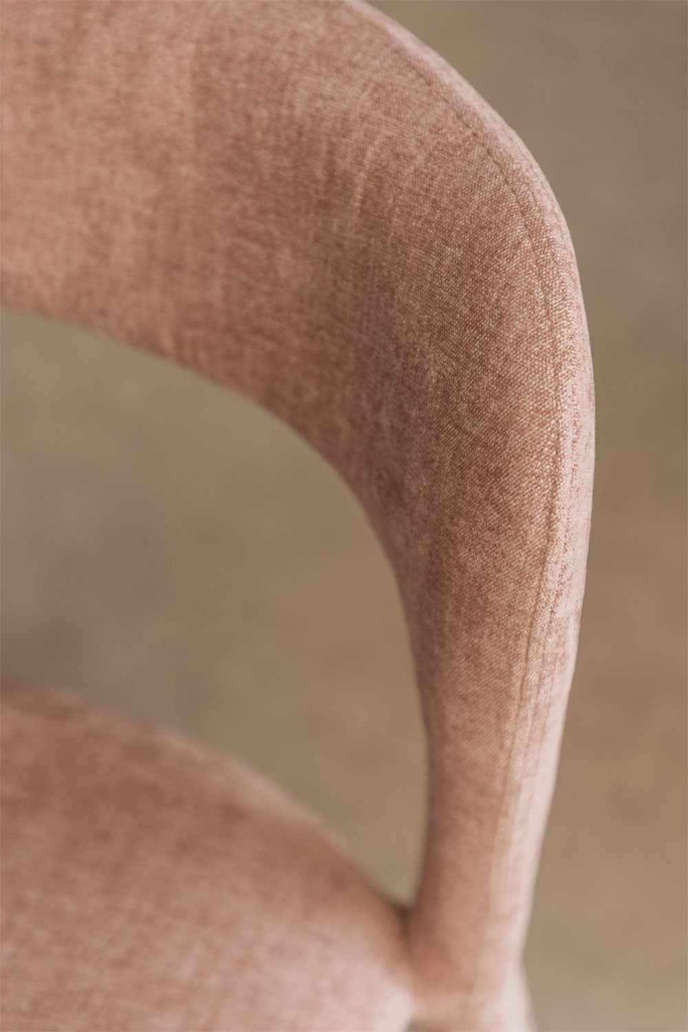 Set of 4 Brusel upholstered dining chairs