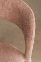 Set of 4 Brusel upholstered dining chairs