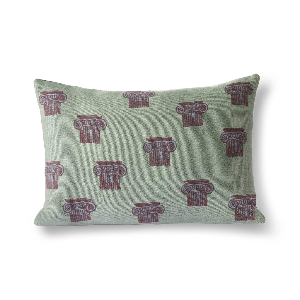 Cuscino in tessuto jacquard GREEK COLUMN (35x50cm) di HK Living