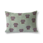 Cuscino in tessuto jacquard GREEK COLUMN (35x50cm) di HK Living
